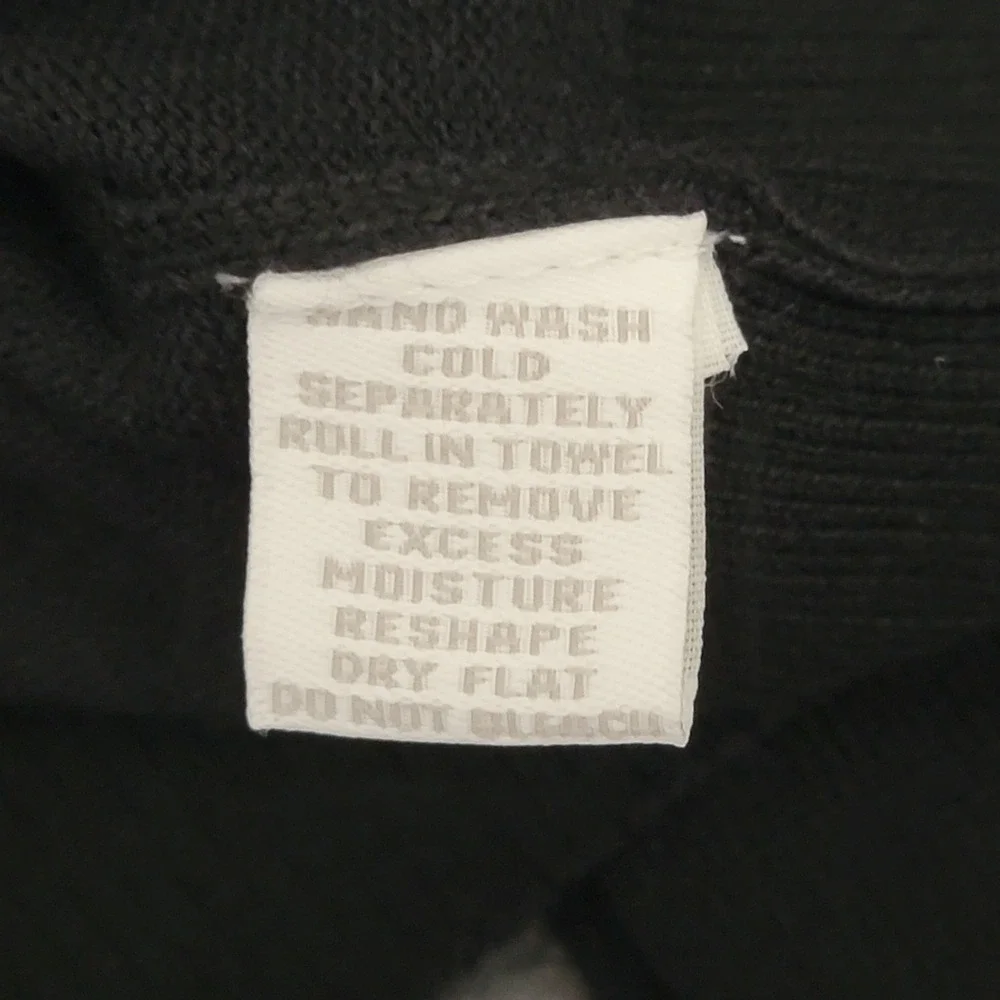 Charter Club Cardigan Women XL Black Button Front Long Sleeve Knit Sweater NWT - Picture 5 of 7